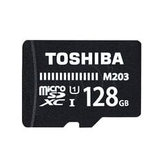 Toshiba M203 microSDXC 128GB UHS-I + adapteris kaina ir informacija | Atminties kortelės telefonams | pigu.lt