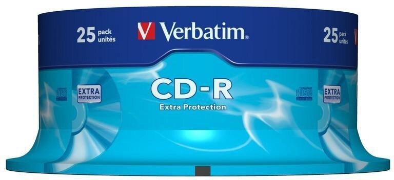 Verbatim CD-R Extra Protection kaina ir informacija | Kompiuterių aušinimo ir kiti priedai | pigu.lt