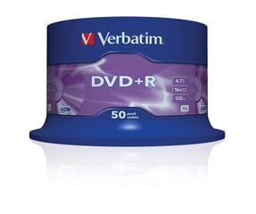 DVD+R Verbatim 43550 kaina ir informacija | Vinilinės plokštelės, CD, DVD | pigu.lt