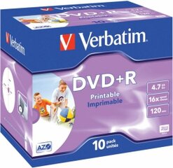 DVD диски Verbatim 43508 цена и информация | Виниловые пластинки, CD, DVD | pigu.lt