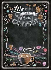 Пазл Black Board "Coffee" Clementoni, 1000 д. цена и информация | Пазлы | pigu.lt