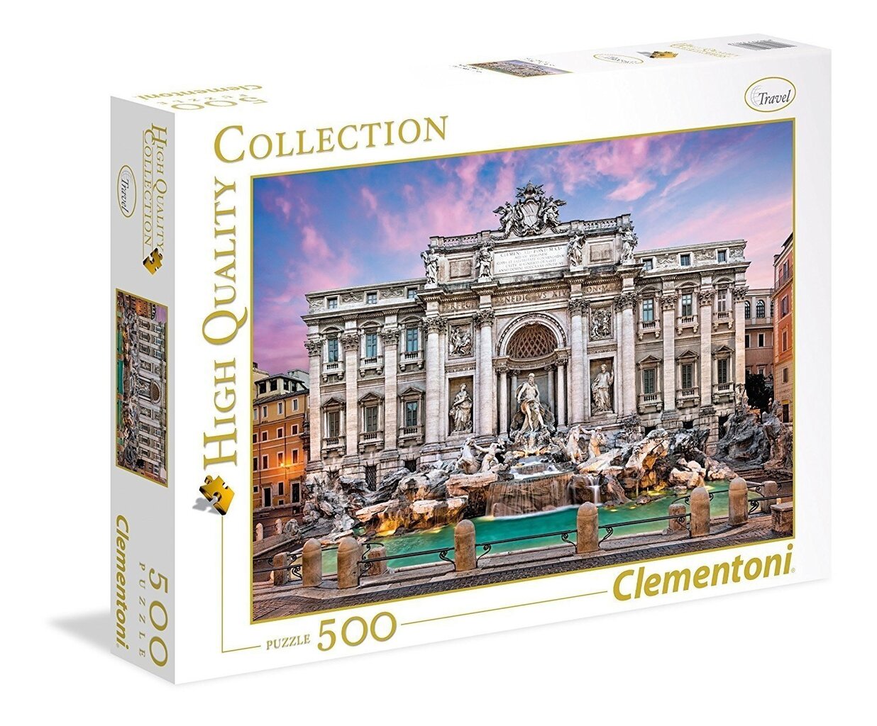 Dėlionė Trevi fontanas Clementoni, 500 d. цена и информация | Dėlionės (puzzle) | pigu.lt