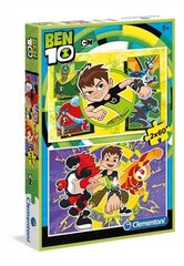 Dėlionė Benas Tenas (Ben 10) Clementoni, 2x60 d. kaina ir informacija | Dėlionės (puzzle) | pigu.lt