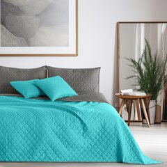 Dvipusė lovatiesė Axel Turquoise Steel, 170x210 cm kaina ir informacija | Lovatiesės ir pledai | pigu.lt