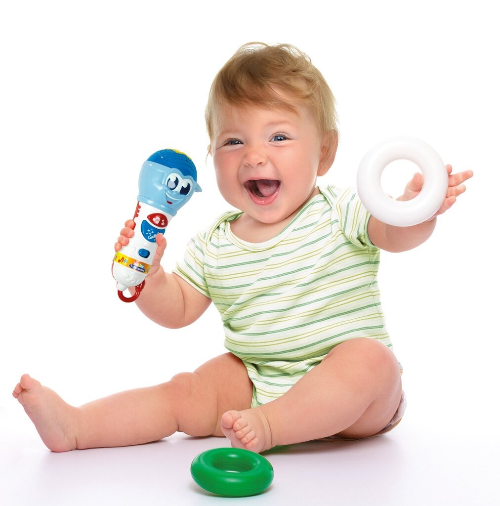 Mikrofonas su garsais ir šviesomis Clementoni Baby kaina ir informacija | Žaislai kūdikiams | pigu.lt