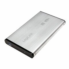 Корпус внешнего жесткого диска LogiLink 2,5 дюйма S-ATA USB 3.0, алюминий, серебристый цена и информация | Logilink Компьютерная техника | pigu.lt