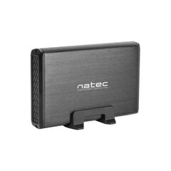 Корпус Natec RHINO USB 3.0 для 3,5-дюймовых HDD SATA, черный, алюминий цена и информация | Внутренние жёсткие диски (HDD, SSD, Hybrid) | pigu.lt