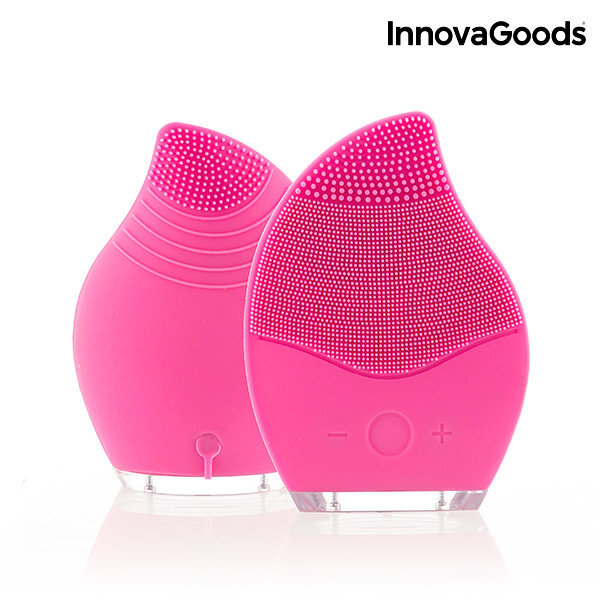 InnovaGoods įkraunamas veido valymo šepetėlis ir masažuoklis kaina ir informacija | Makiažo šepetėliai, kempinėlės | pigu.lt