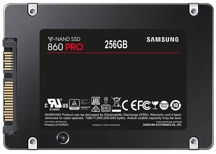 Samsung SSD 860 PRO2.5" SATA III 256GB цена и информация | Vidiniai kietieji diskai (HDD, SSD, Hybrid) | pigu.lt