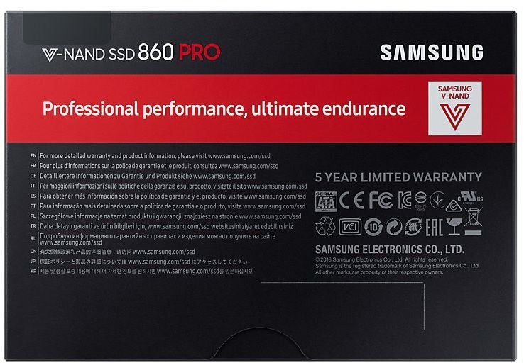 Samsung SSD 860 PRO2.5" SATA III 256GB цена и информация | Vidiniai kietieji diskai (HDD, SSD, Hybrid) | pigu.lt