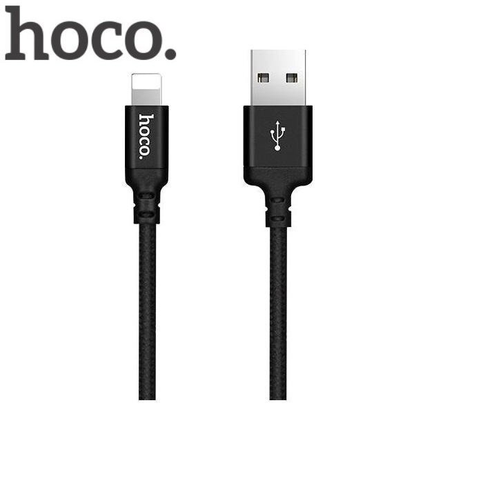 Hoco Premium Times Speed X14 Strong Lightning to USB Laidas 2m (MD818), Juoda kaina ir informacija | Kabeliai ir laidai | pigu.lt