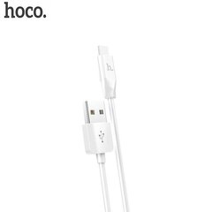 USB кабель Hoco X1 Type-C 1.0 м, белый цена и информация | Кабели для телефонов | pigu.lt
