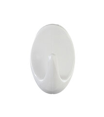 Kabliukų voniai rinkinys Axentia, baltas, 2 vnt kaina ir informacija | Vonios kambario aksesuarai | pigu.lt