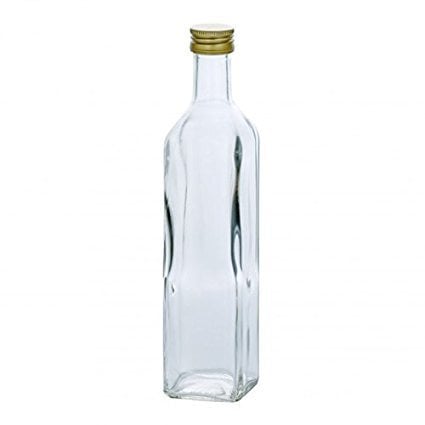 Stiklinis butelis su užsukamu kamščiu, 500 ml цена и информация | Taurės, puodeliai, ąsočiai | pigu.lt