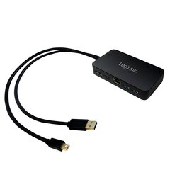 Кабель Logilink CV0111 Display Port USB цена и информация | Адаптеры, USB-разветвители | pigu.lt