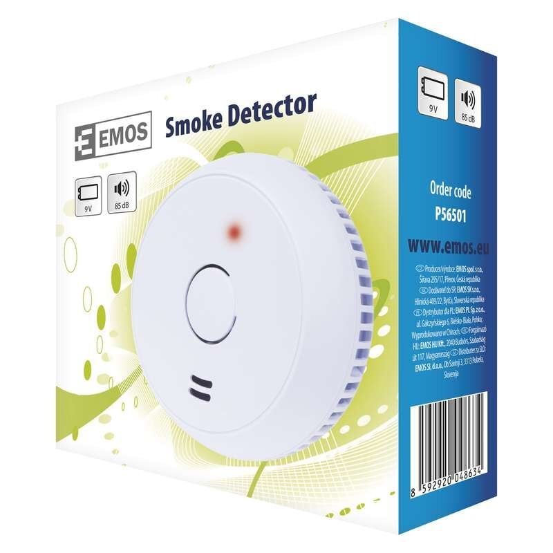 Dūmų detektorius EMOS GS536 kaina ir informacija | Dūmų, dujų detektoriai | pigu.lt