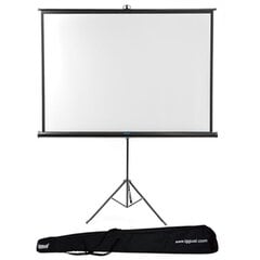 Настенный экран с триподом + сумка iggual PSITS200 (200 x 200 cm) (Пересмотрено C) цена и информация | Экраны для проекторов | pigu.lt