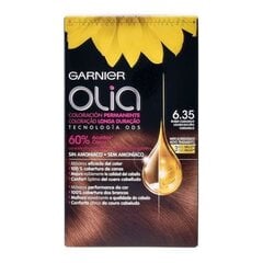 Краска для волос без аммониака Olia Garnier карамельный светлый 6.35 цена и информация | Краска для волос | pigu.lt