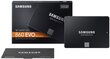 Samsung 860 EVO 500GB SATA3 (MZ-76E500B/EU) kaina ir informacija | Vidiniai kietieji diskai (HDD, SSD, Hybrid) | pigu.lt