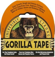 Скотч черная Gorilla 11м цена и информация | Механические инструменты | pigu.lt
