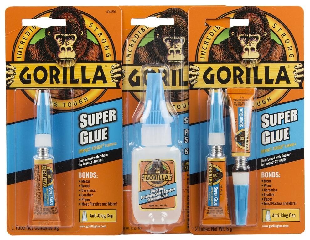 Universalūs momentiniai klijai Gorilla "Superglue" 15g kaina ir informacija | Klijai | pigu.lt