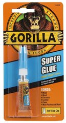 Universalūs momentiniai klijai Gorilla "Superglue" 1x3g kaina ir informacija | Klijai | pigu.lt