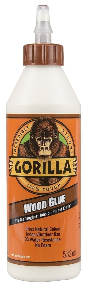 Klijai medienai Gorilla "Wood" 532ml kaina ir informacija | Klijai | pigu.lt