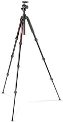 Manfrotto tripod kit Befree Advanced MKBFRTA4RD-BH, red kaina ir informacija | Fotoaparato stovai | pigu.lt