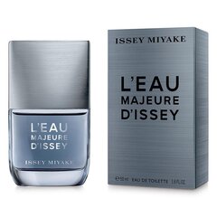 Мужская парфюмерия L'eau Majeure D'issey Issey Miyake EDT: Емкость - 50 ml цена и информация | Мужские духи | pigu.lt