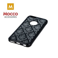 Mocco Ornament Back Case Silicone Case for Apple iPhone X Black kaina ir informacija | Telefono dėklai | pigu.lt