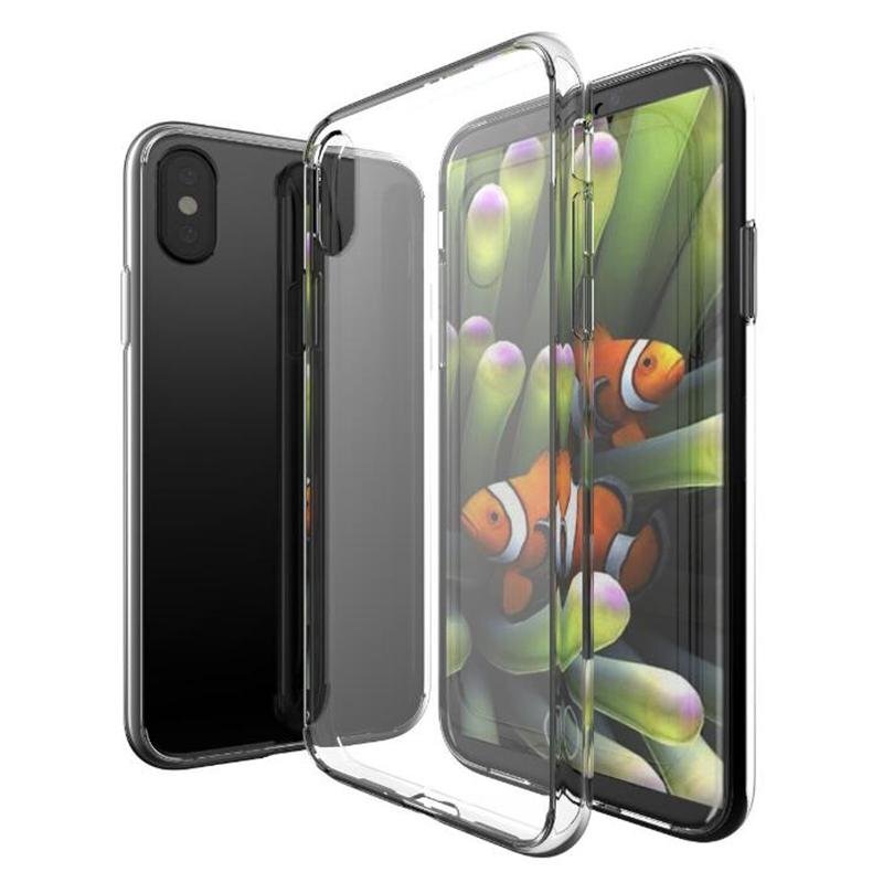 Apsauginė nugarėlė Ultra Slim TPU 0.3 mm skrita Apple iPhone X цена и информация | Telefono dėklai | pigu.lt