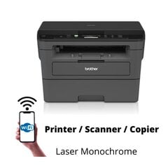 Brother DCP-L2530DW МФУ Wi-Fi Принтер / Сканер / Копир лазерный черно-белый цена и информация | Принтеры | pigu.lt
