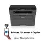 Brother DCP-L2530DW MFP Wi-Fi Printer / Scanner / Copier laser monochrome цена и информация | Spausdintuvai | pigu.lt