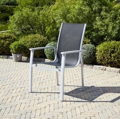 Наружное кресло Monza 60x66, серый цена и информация | Садовые стулья, кресла, пуфы | pigu.lt