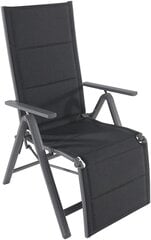 Складной наружный стул Grenada 61x76, черный цена и информация | Садовые стулья, кресла, пуфы | pigu.lt
