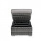 Transformuojamas pufas Bari, pilkas kaina ir informacija | Lauko kėdės, foteliai, pufai | pigu.lt