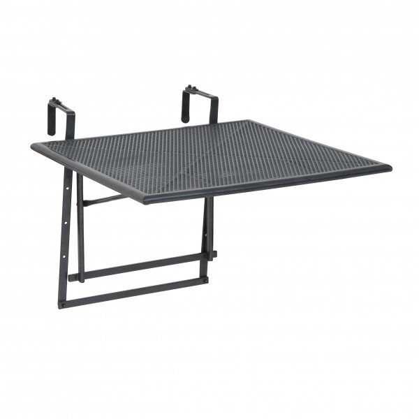 Pakabinamas staliukas Toulouse XL, pilkas kaina ir informacija | Lauko stalai, staliukai | pigu.lt