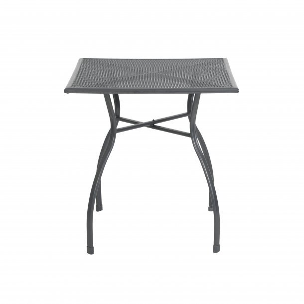 Lauko stalas Toulouse, 70x74x70 cm, pilkas kaina ir informacija | Lauko stalai, staliukai | pigu.lt