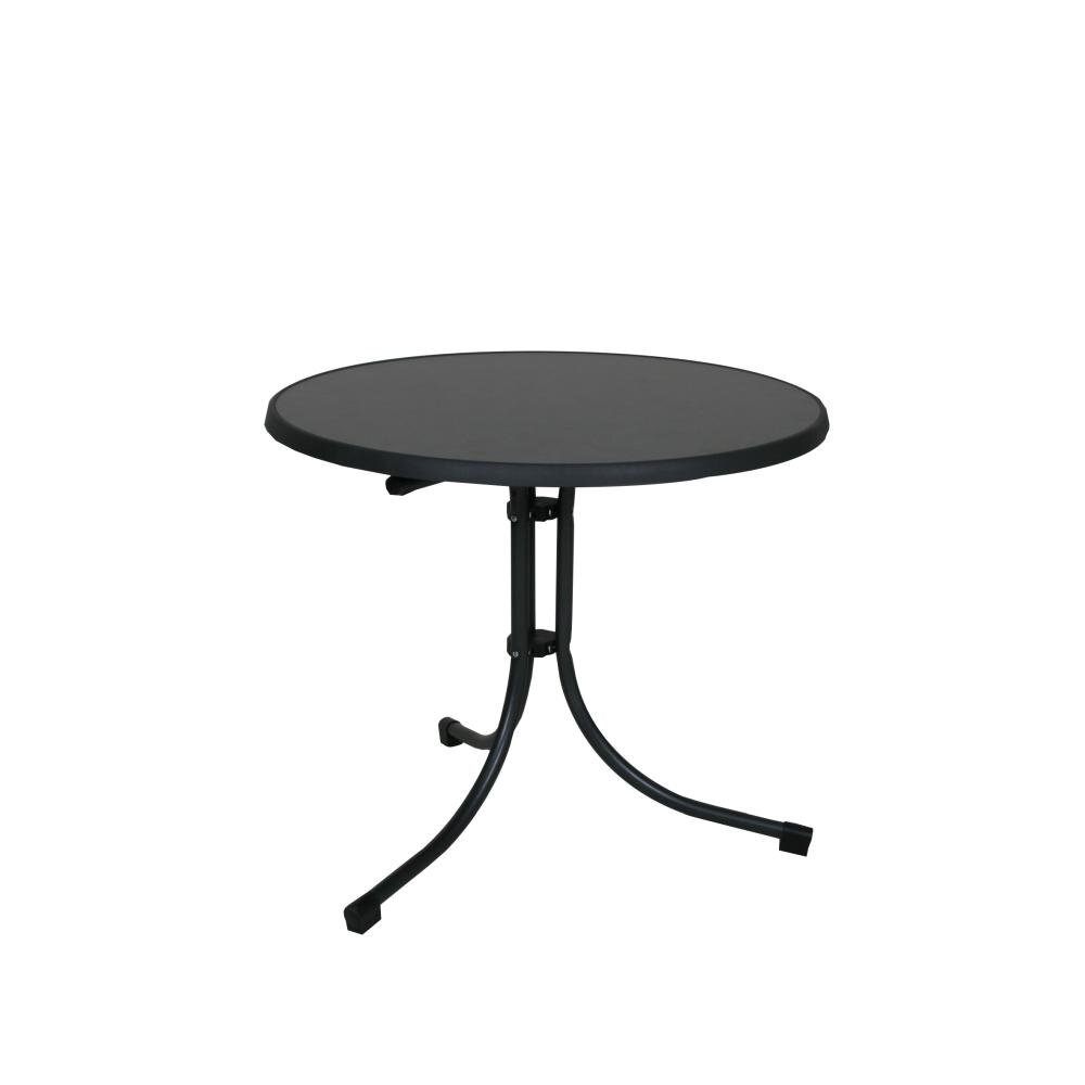 Lauko stalas 85 cm, pilkas kaina ir informacija | Lauko stalai, staliukai | pigu.lt