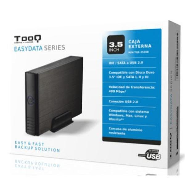 TooQ TQE-3520B HD kaina ir informacija | Išoriniai kietieji diskai (SSD, HDD) | pigu.lt