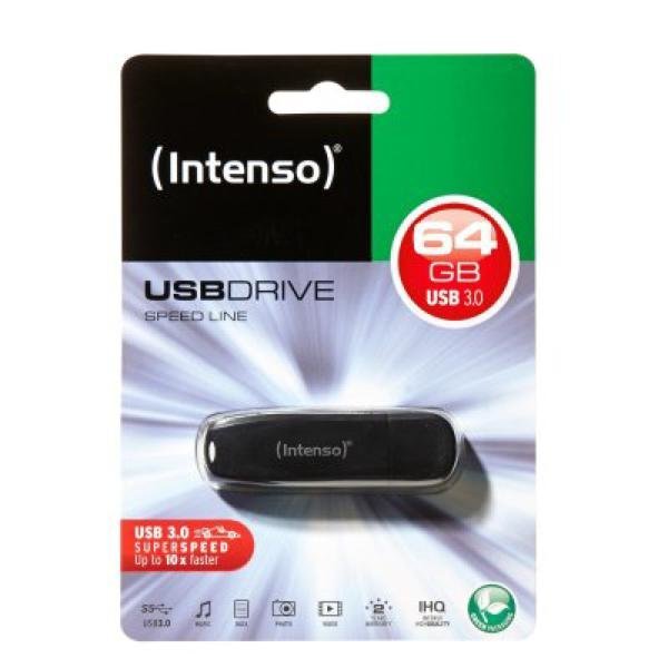 USB atmintukas INTENSO 3533490 USB 3.0 64 GB kaina ir informacija | USB laikmenos | pigu.lt