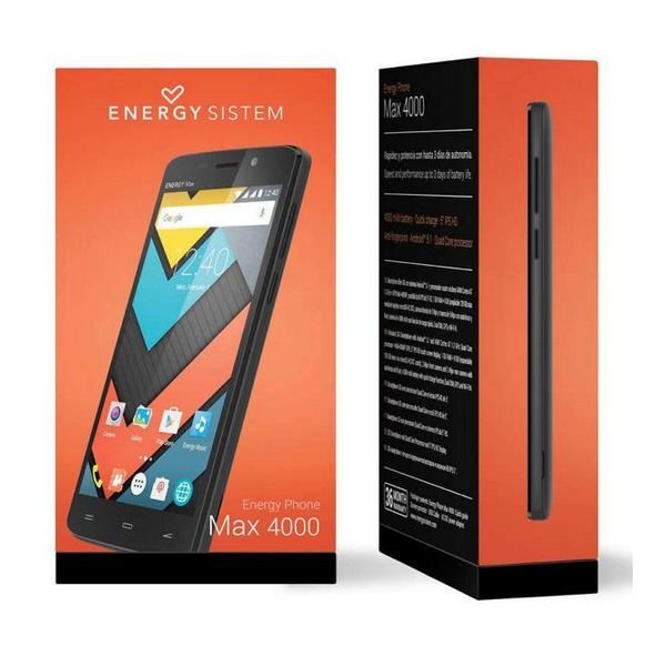 Energy Sistem MAX 4000, Dual SIM Black kaina ir informacija | Mobilieji telefonai | pigu.lt