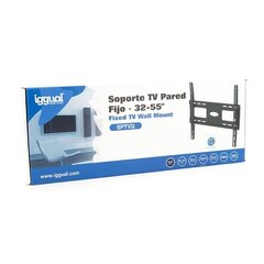 Фиксированная подставка для ТВ iggual SPTV11 IGG314548 32"-55" цена и информация | Кронштейны и крепления для телевизоров | pigu.lt