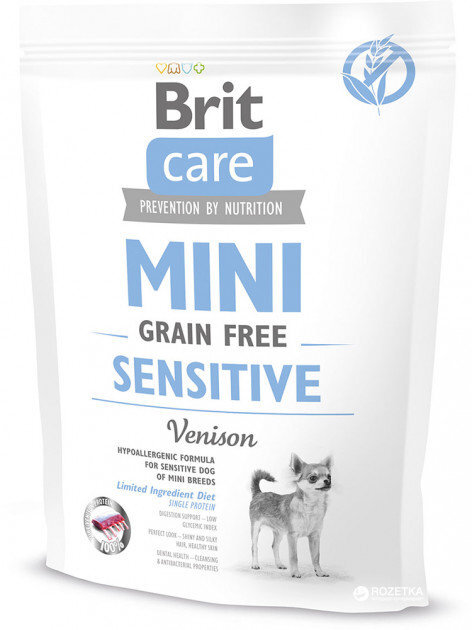 Brit Care sausas maistas Mini Sensitive, 400 g kaina ir informacija | Sausas maistas šunims | pigu.lt