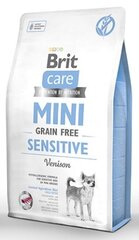 Brit Care Mini Sensitive полноценный корм для собак 7кг цена и информация |  Сухой корм для собак | pigu.lt