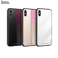 Hoco Premium Vitreous Shadow Back Case Силиконовый чехол для Apple iPhone X Розовое 3олото цена и информация | Чехлы для телефонов | pigu.lt