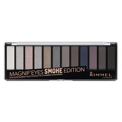 Палитра теней для век Rimmel Magnif'Eyes 14.2 г, 003 Smoke цена и информация | Тушь, средства для роста ресниц, тени для век, карандаши для глаз | pigu.lt