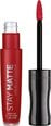 Skysti lūpų dažai Rimmel Stay Matte Liquid 500 Fire Starter, 5.5 ml