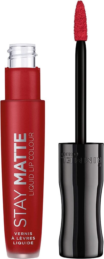 Skysti lūpų dažai Rimmel Stay Matte Liquid 500 Fire Starter, 5.5 ml цена и информация | Lūpų dažai, blizgiai, balzamai, vazelinai | pigu.lt