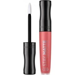 Жидкая губная помада Rimmel Stay Matte Liquid 600 Coral Sass, 5.5 мл цена и информация | Помады, бальзамы, блеск для губ | pigu.lt